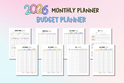 2026 Monthly Planner-Canva Template, a Templates & Theme by Adalin Shop (Thumbnail 9 of 12)