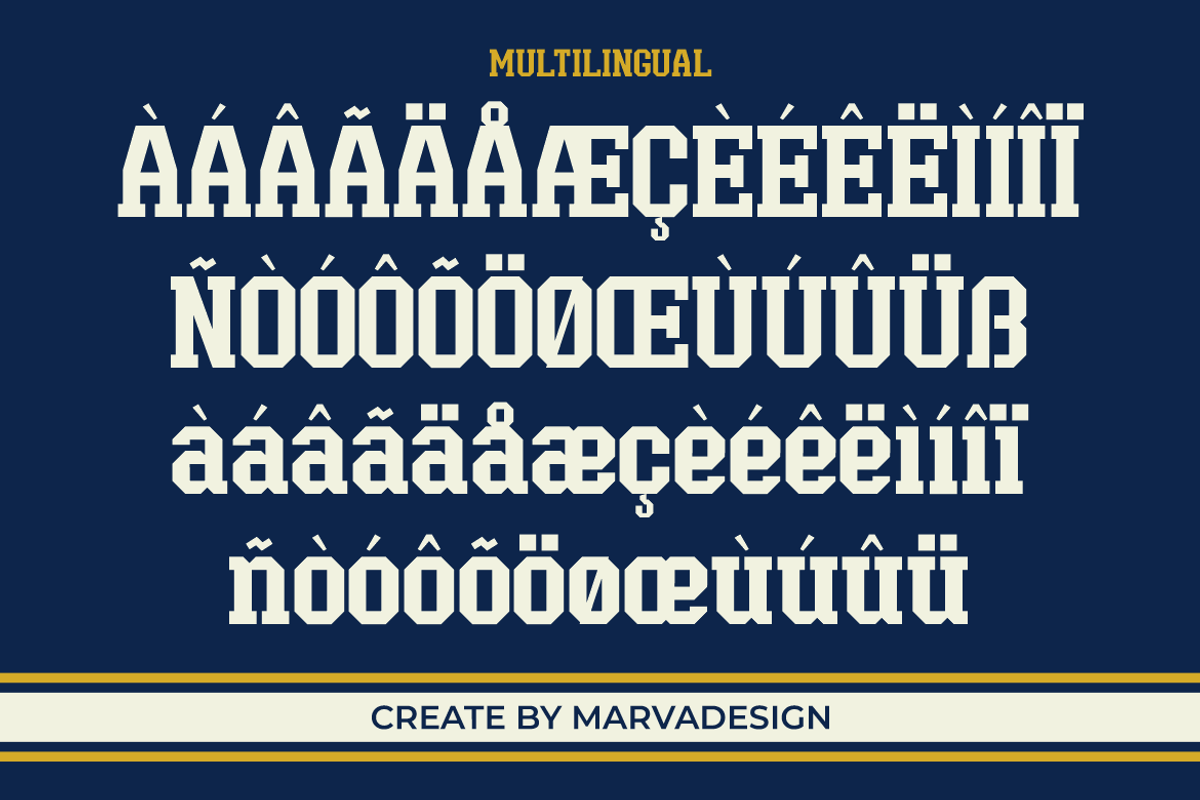 Sporte College - A Classic Slab, a Serif Font by Marvadesign (Photo 4 of 7)