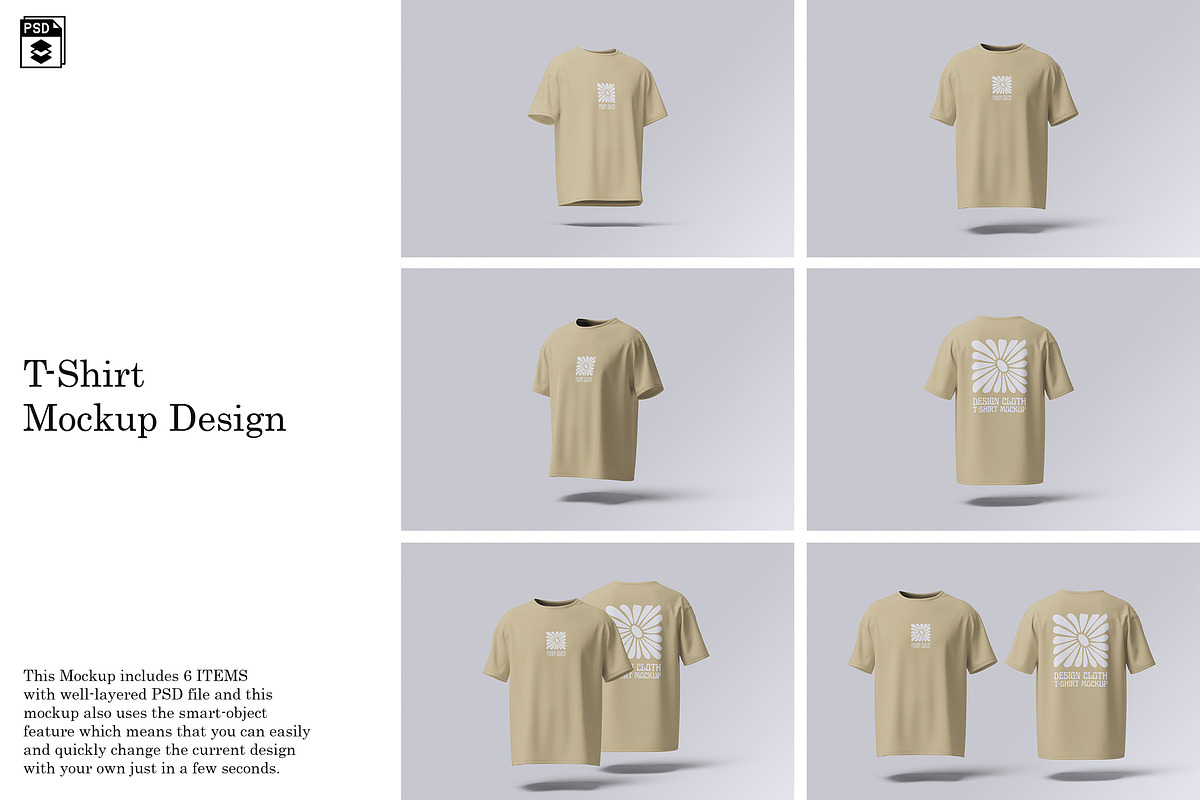T-Shirt Mockup, a Shirt Mockup by Riel Concept (Photo 1 of 8)
