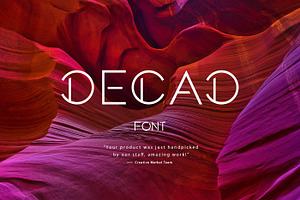 DECAD font