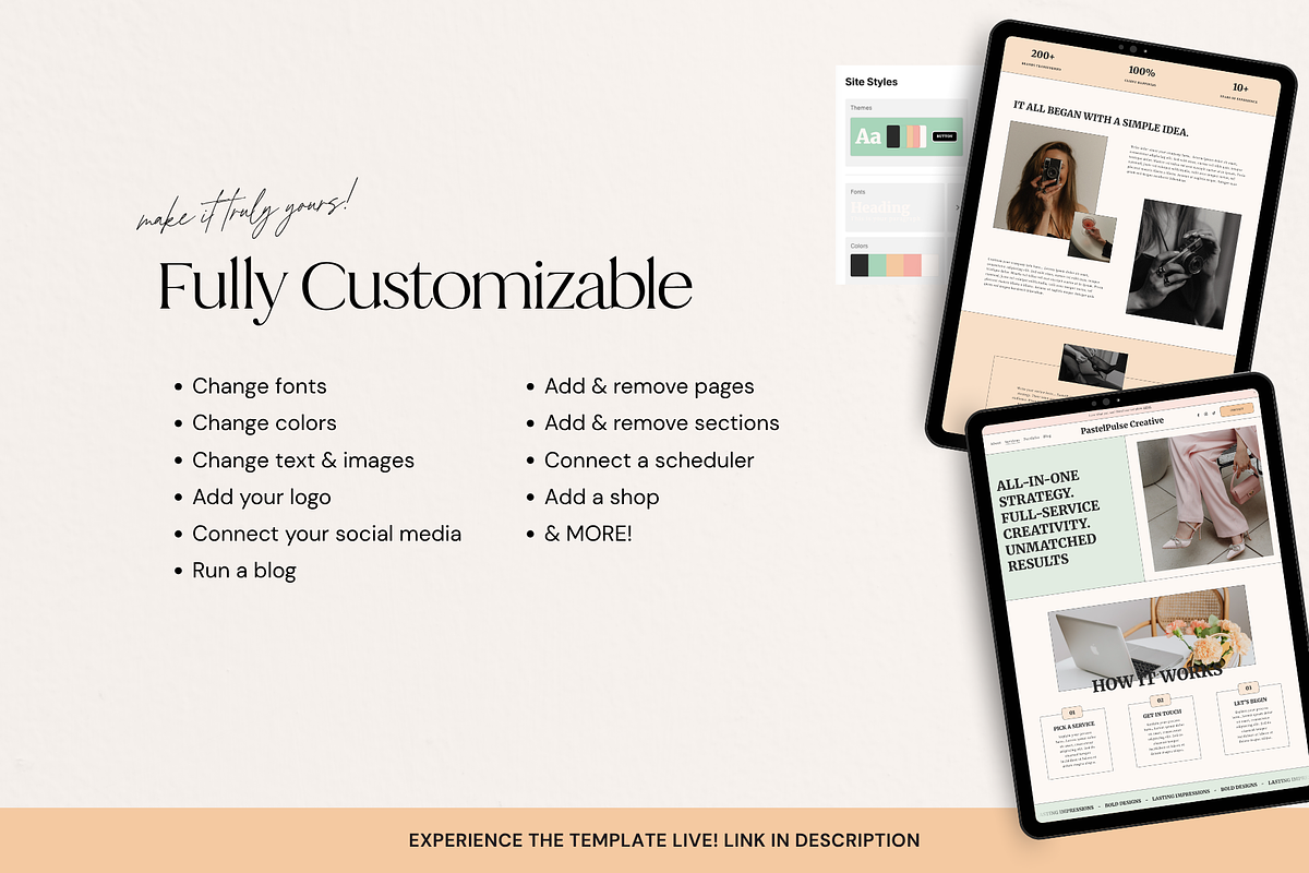 Bold Squarespace Website Template, a Squarespace Template by Breah Designs (Photo 5 of 10)