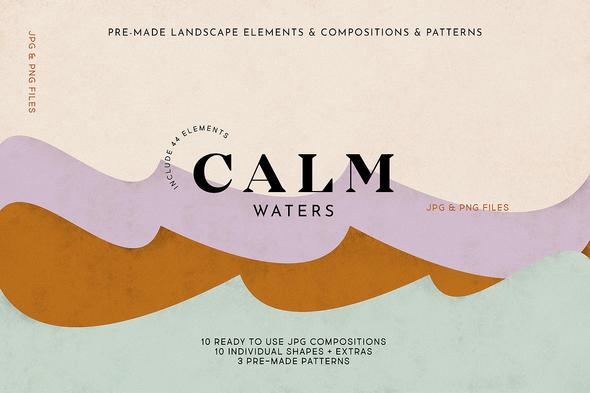 Pre-Made Shapes & Compositions, an Illustration by All This Concept (Photo 1 of 16)