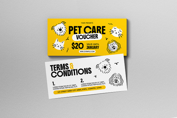 Pet Care Service Voucher preview 5