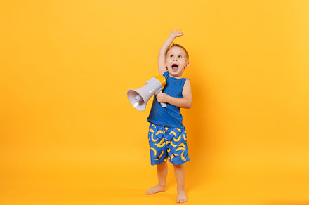 Kid boy 34 years old in blue beach stock photo containing emotions and little