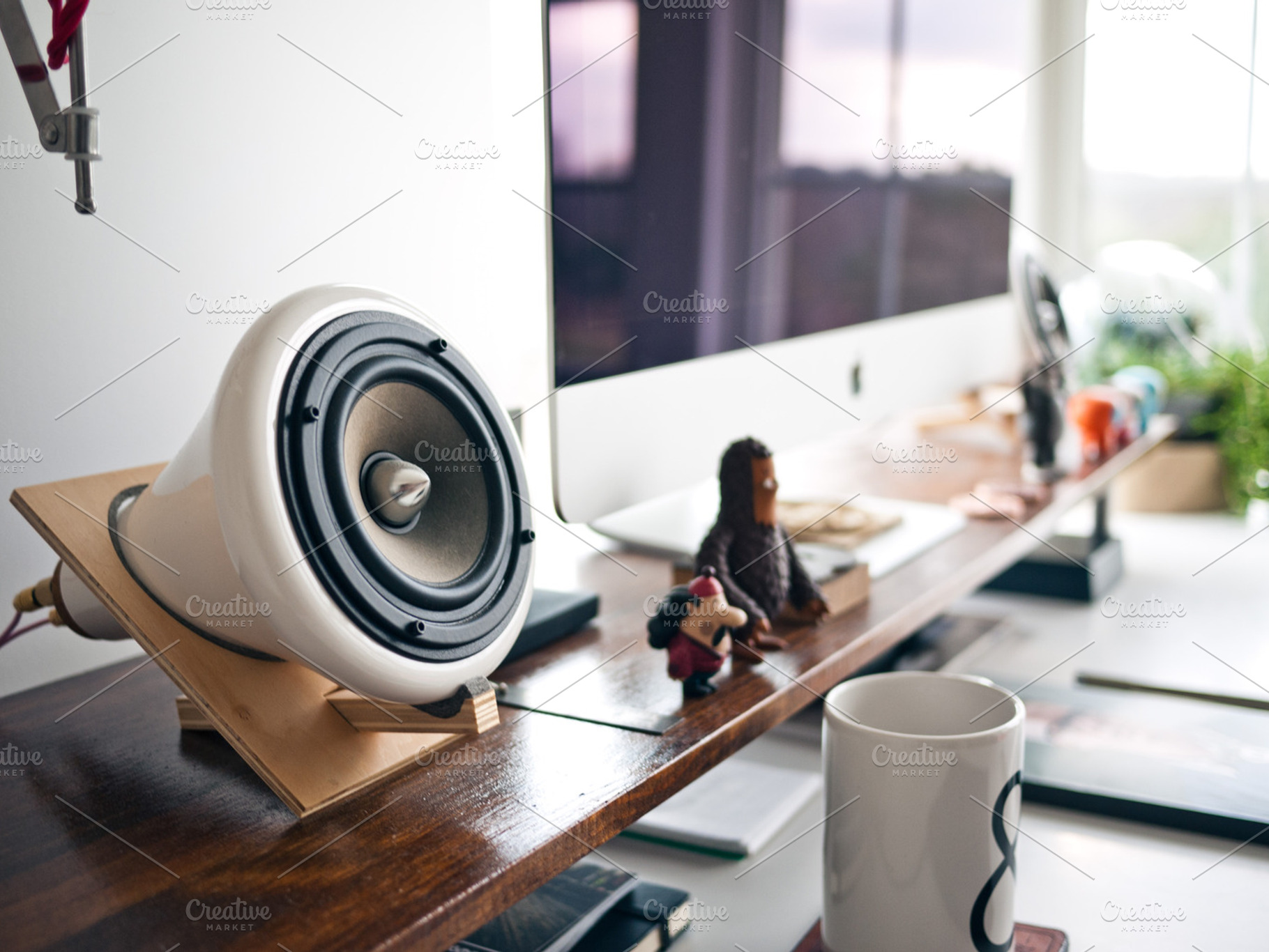 Designer workspace stock photo containing workspace and desk, a Business Photo by ugmonk
