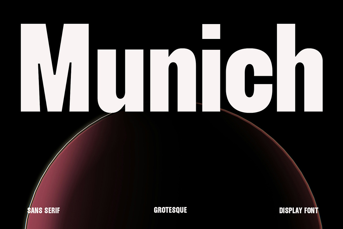 Munich - Condensed Font, a Sans Serif Font by Viswell (Photo 1 of 9)