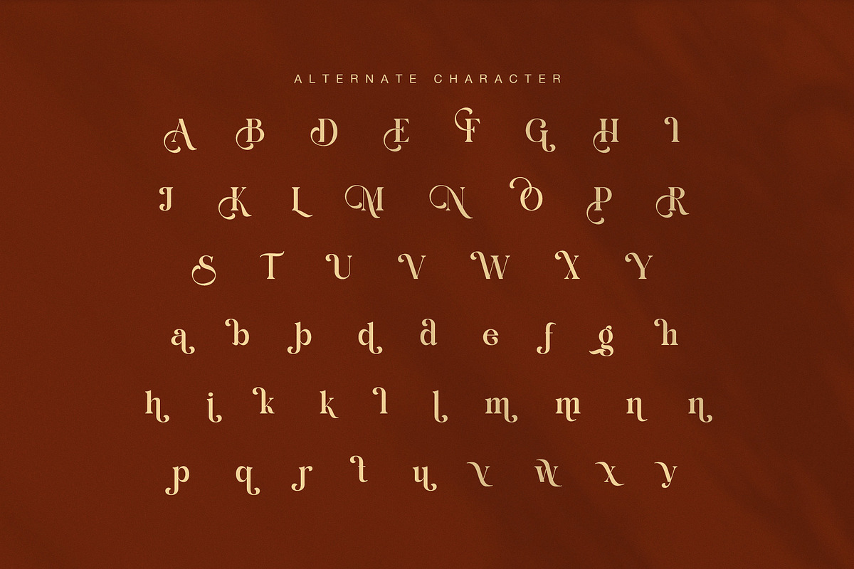 Rawon Elegant Serif Font, a Serif Font by Graphicxell (Photo 8 of 8)