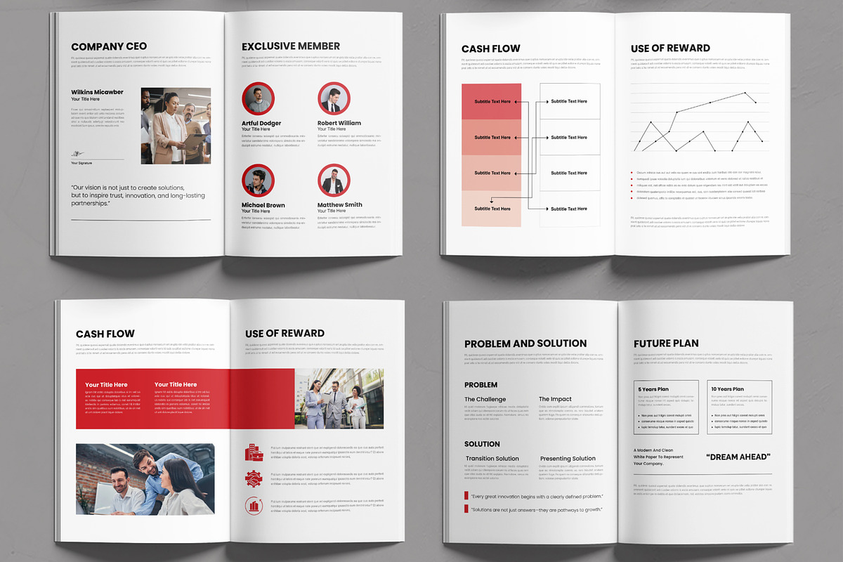 White Paper Design Layout, a Brochure Template by MightyDesign (Photo 2 of 6)