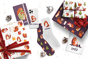 Christmas Tiger&Cat, an Animal Illustration by Frizenasya (Thumbnail 9 of 10)