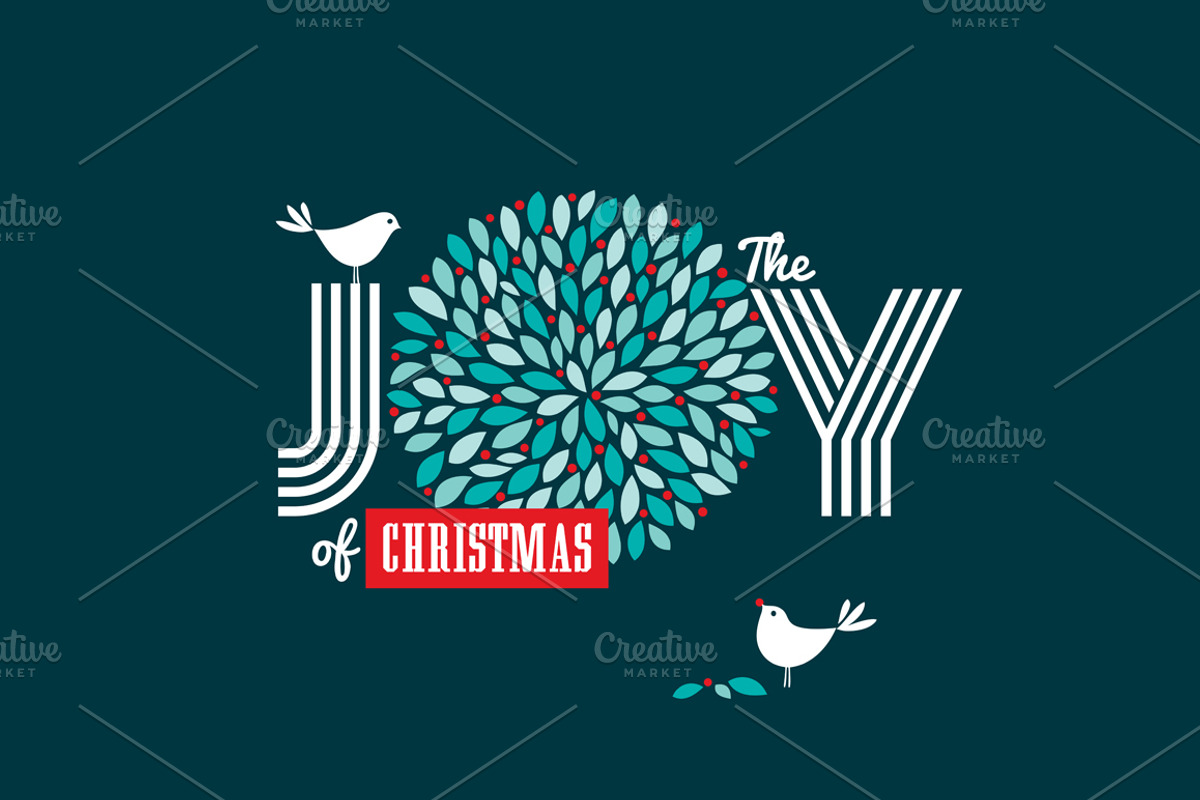 Christmas card with cute birds, a Decorative Illustration by elena_andreeva (Photo 2 of 2)