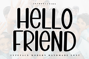 Hello Friend, a Sans Serif Font by InermediaSTUDIO (Thumbnail 1 of 7)