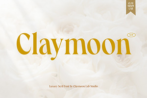 Claymoon Serif — Luxury Elegant Font, a Serif Font by Claymoon Lab