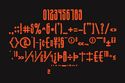 Georgopol – Condensed Retro Font, a Sans Serif Font by Artiveko (Thumbnail 6 of 8)