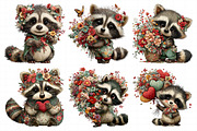 Whimsical Mother's Day Raccoon Clipa, an Illustration by Daily.Designs (Thumbnail 6 of 8)