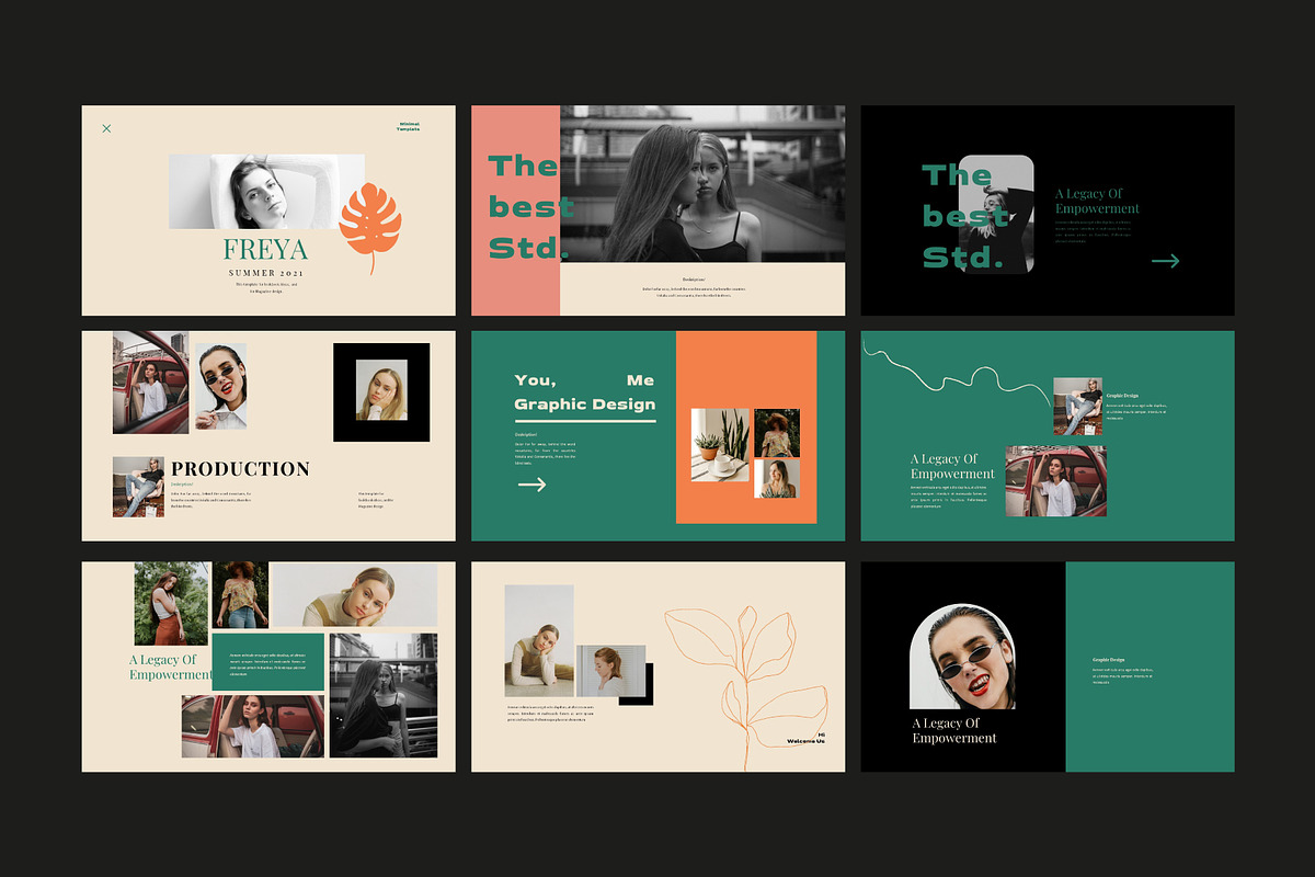Freya Powerpoint Template, a Presentation Template by Yo Slide