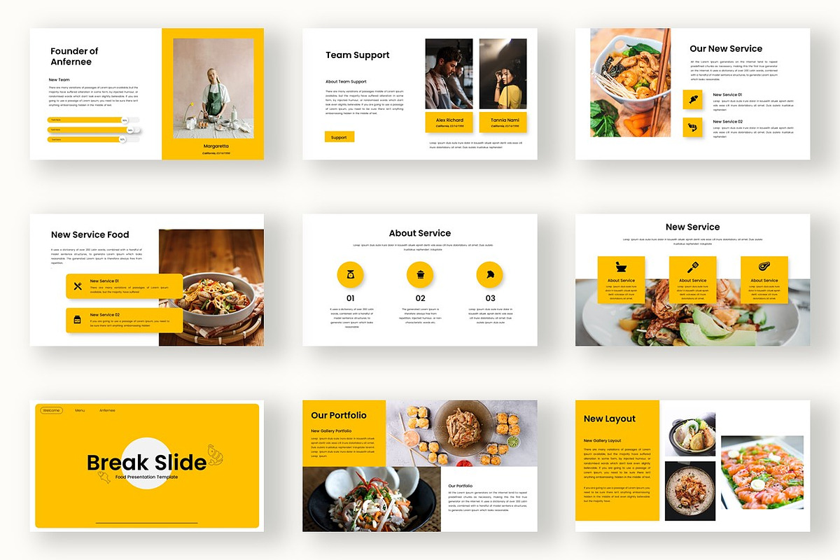 Anfernee - Food Google Slide preview 5