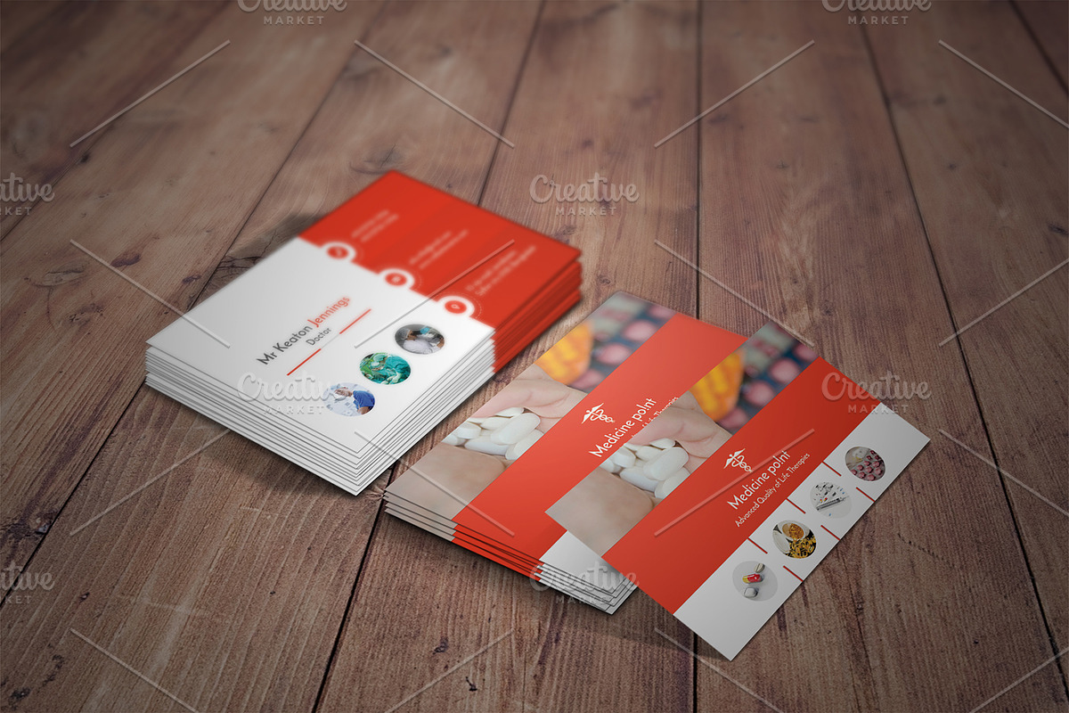 Doctor Business Card, a Business Card Template by Helal Shop (Photo 5 of 8)