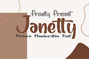 Janetty, a Script Font by AleraStudio (Thumbnail 1 of 6)