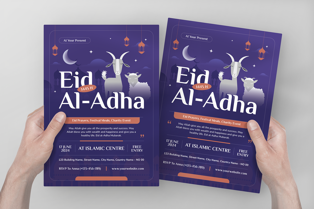 Eid Al Adha Flyer, a Flyer Template by Annora Studio (Photo 4 of 5)