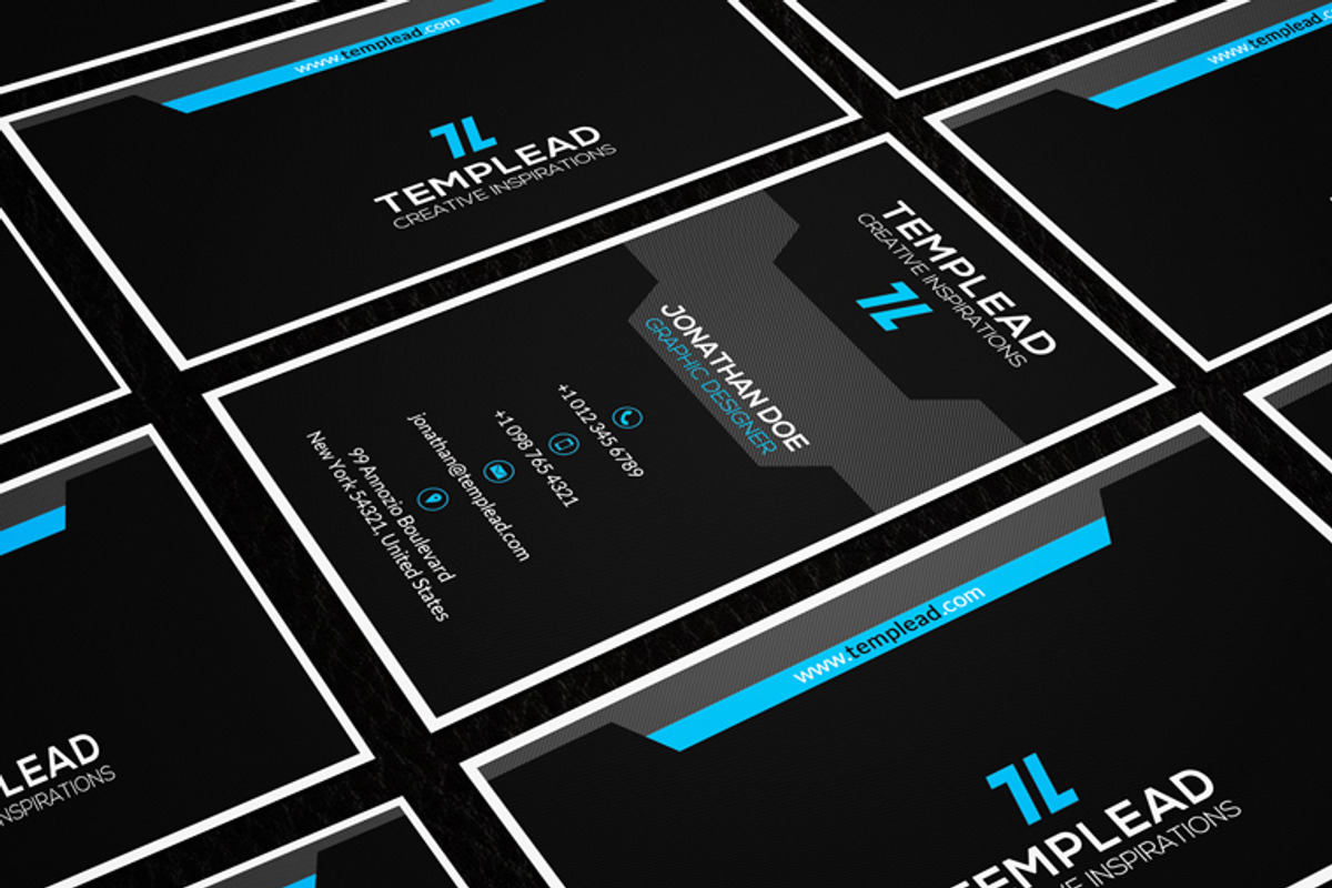 Corporate Business Card CM128, a Business Card Template by annozio (Photo 4 of 4)