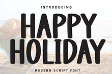 Happy Holiday | Script Font