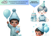 Blue Birthday png Baby Boys Party, a Person Illustration by VM PARTYS  BY TAIRUMA (Thumbnail 6 of 10)