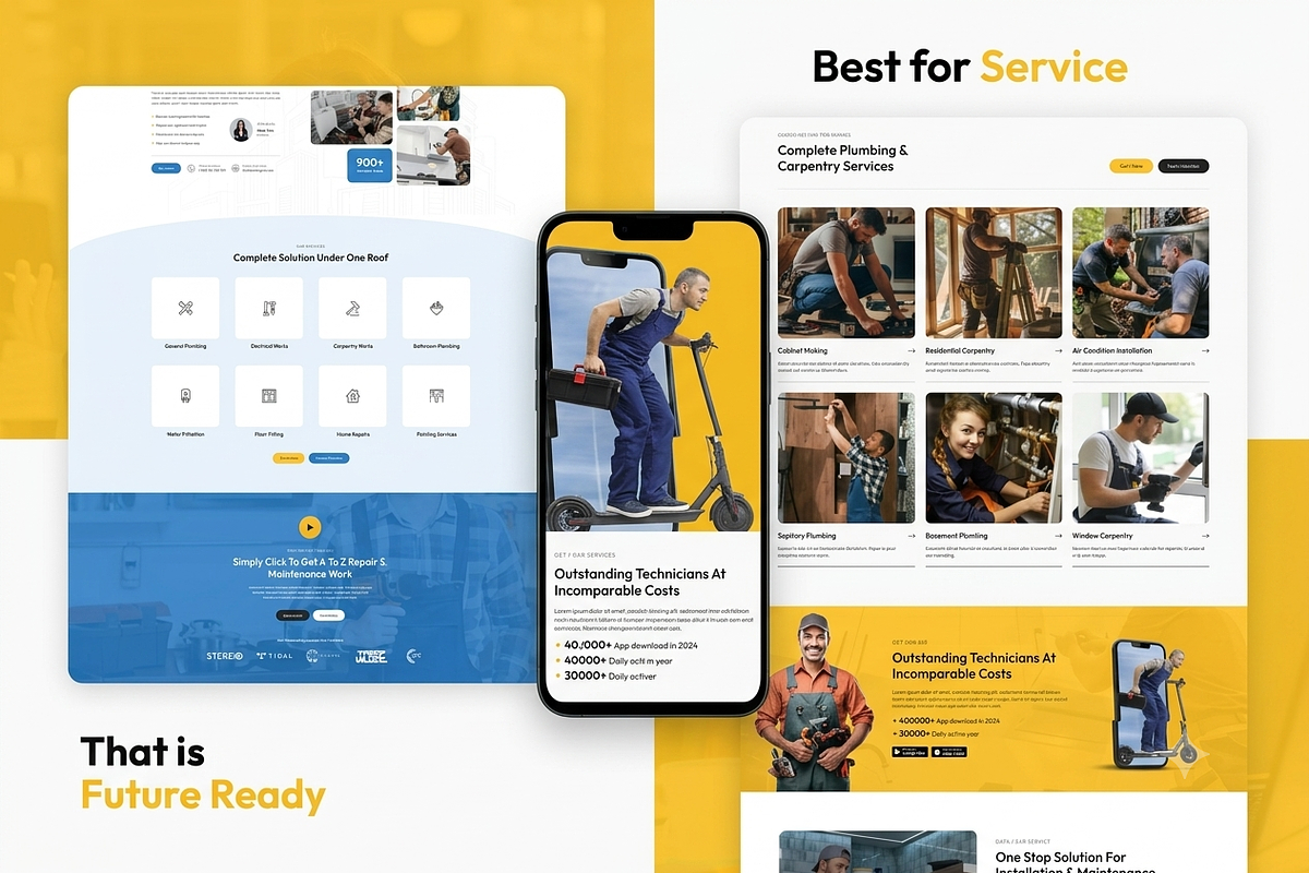 Mezon - Plumber WordPress Theme, a WordPress Template by ThemesRain (Photo 3 of 3)