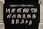 Maygers – Modern Gothic Blackletter, a Blackletter Font by RYS Design Studio (Thumbnail 5 of 12)
