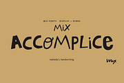Mix Accomplice - A Ransom Note Duo, a Handwritten Font by Mix Fonts (Thumbnail 1 of 13)