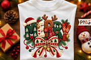 Merry Christmas Knitted Style PNG, a Seasonal Illustration by Creative Art (Thumbnail 1 of 3)