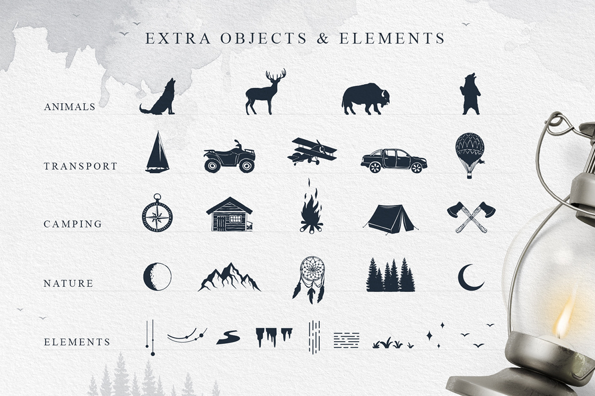 Into The Wild. Double Exposure Font, a Font by Cosmic Store (Photo 7 of 14)