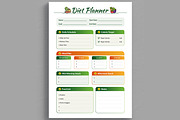 Diet Planner Template, a Stationery Template by ContestDesign (Thumbnail 2 of 3)