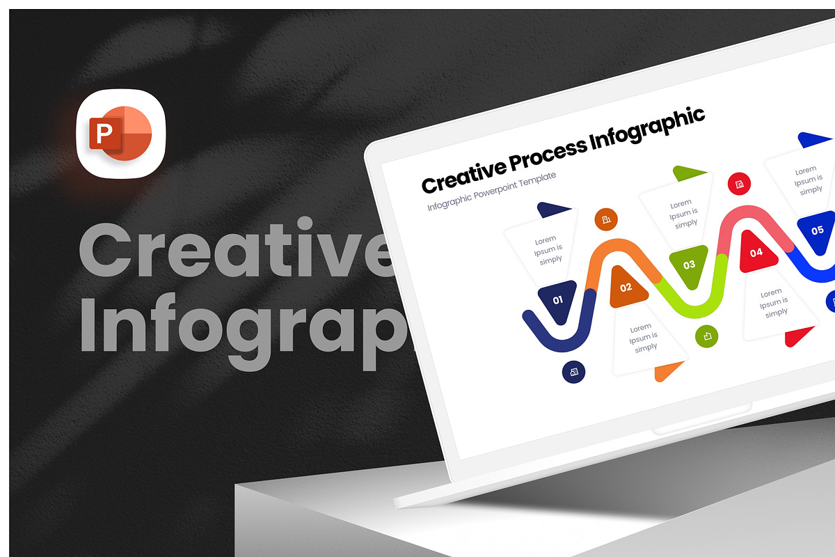 Creative Process Infographic Presentation Template