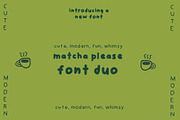 matcha please font duo, a Handwritten Font by Ashiya Pixel (Thumbnail 1 of 17)