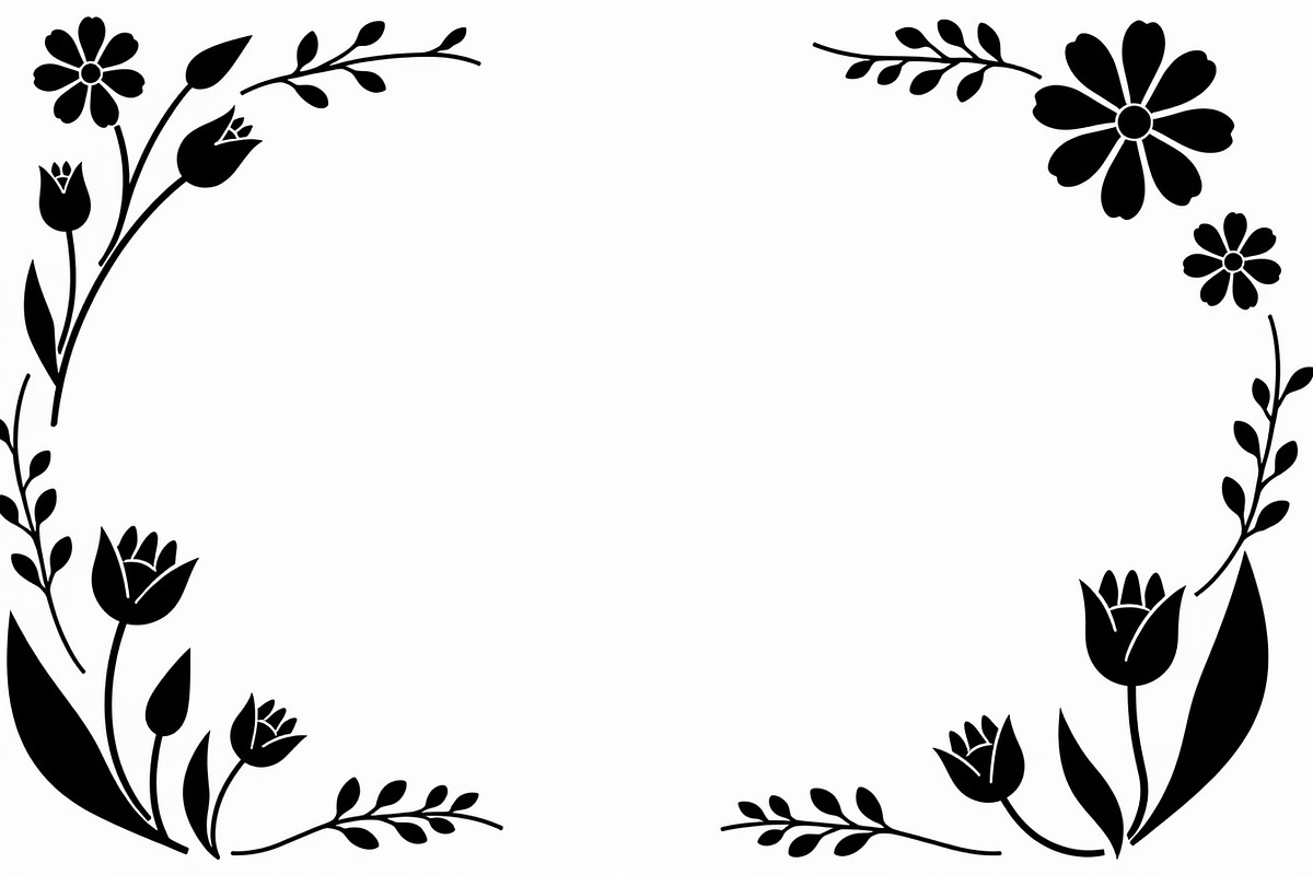 Decorative Flower Frame Bundle, an Illustration by Designs_River (Photo 8 of 10)