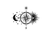 Celestial Compass SVG Bundle, an Illustration by Gaye Art (Thumbnail 22 of 31)