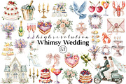 Whimsy Hand-drawn Watercolor Wedding, an Illustration by DreamCafeArt (Thumbnail 1 of 8)