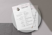 Resume Template • Francis, a Resume Template by Botanica Paperie (Thumbnail 2 of 4)