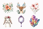 Watercolor Little Princess Clipart, a Seasonal Illustration by Design Market (Thumbnail 5 of 5)