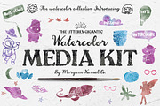 Gigantic Watercolor Media kit, a Handwritten Font by ReveryWorks (Thumbnail 1 of 5)