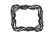 Nature Frame Art Silhouette Clipart, a Graphic by hafijul (Thumbnail 2 of 13)