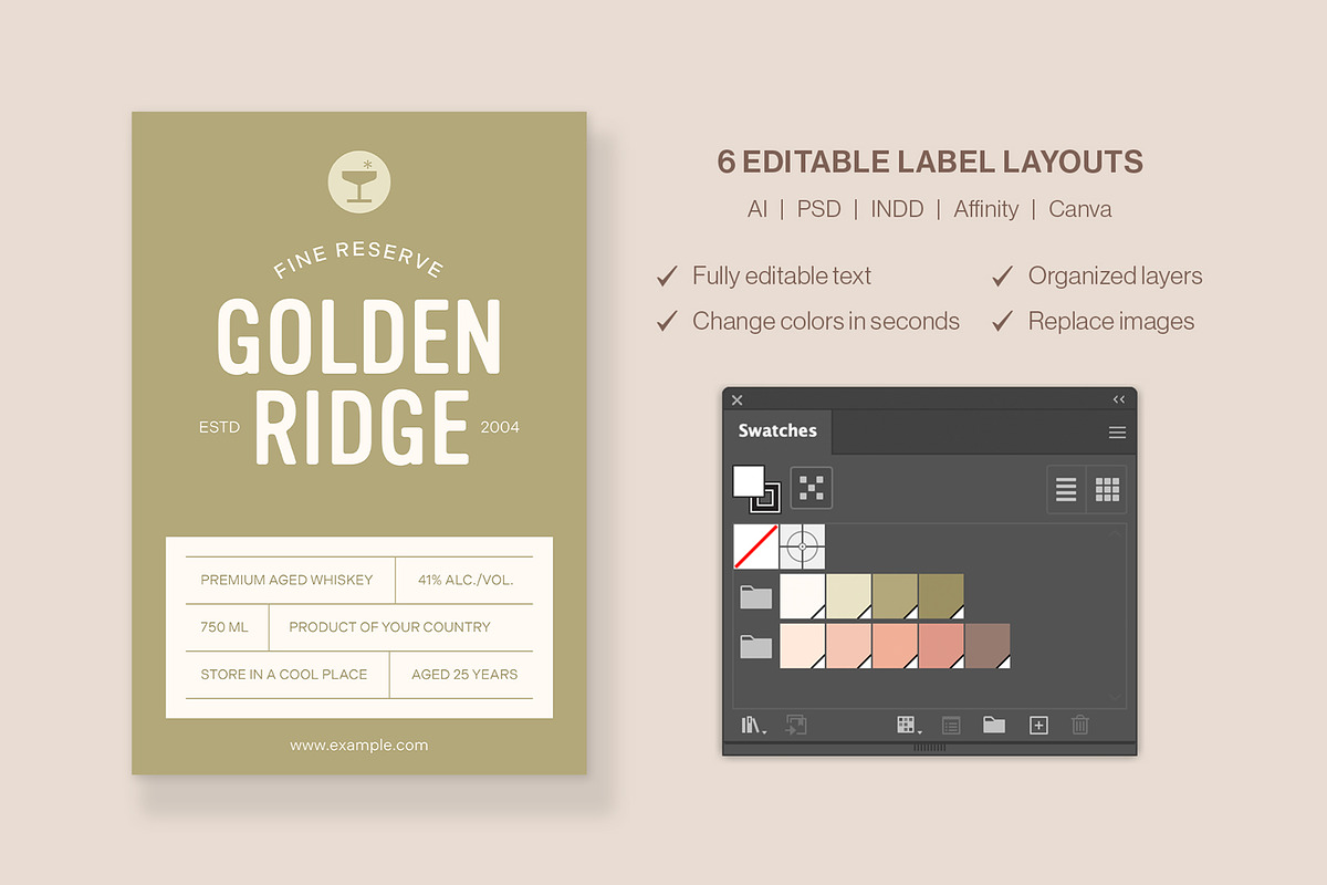 Product Label Template Set, a Brochure Template by BrandPacks (Photo 13 of 14)
