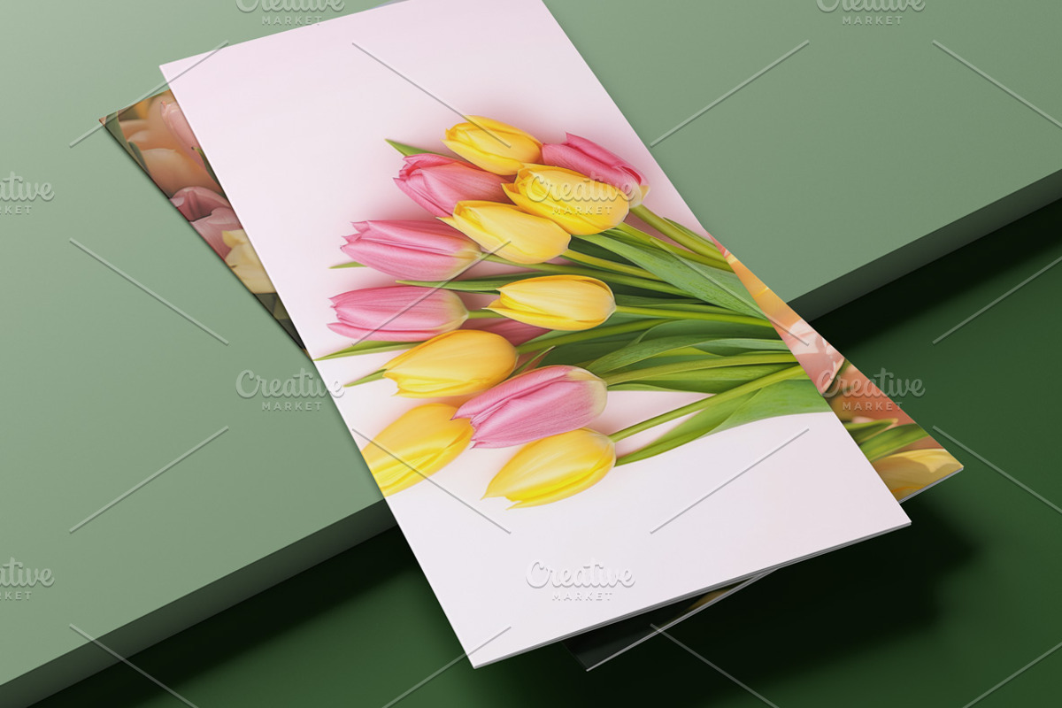 Bouquet of tulips. 56 images, a Holiday Photo by Handmadefont (Photo 7 of 11)