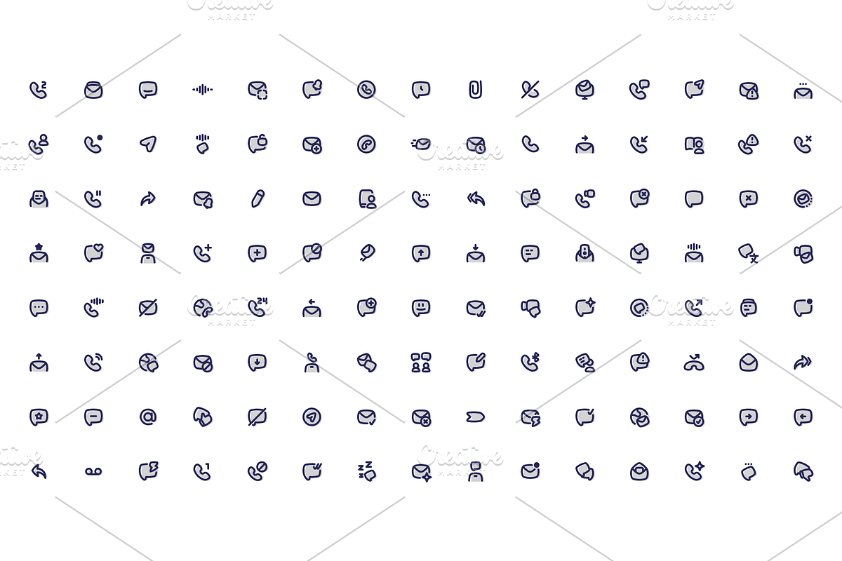 600 Communication Icon Pack, an Outline Icon by Directico Design Kit (Photo 5 of 8)