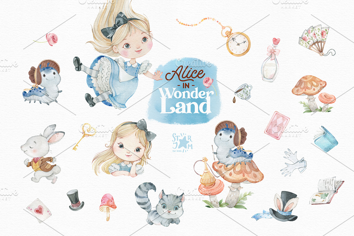 Alice in Wonderland Great Collection, an Illustration by StarJam (Photo 2 of 12)