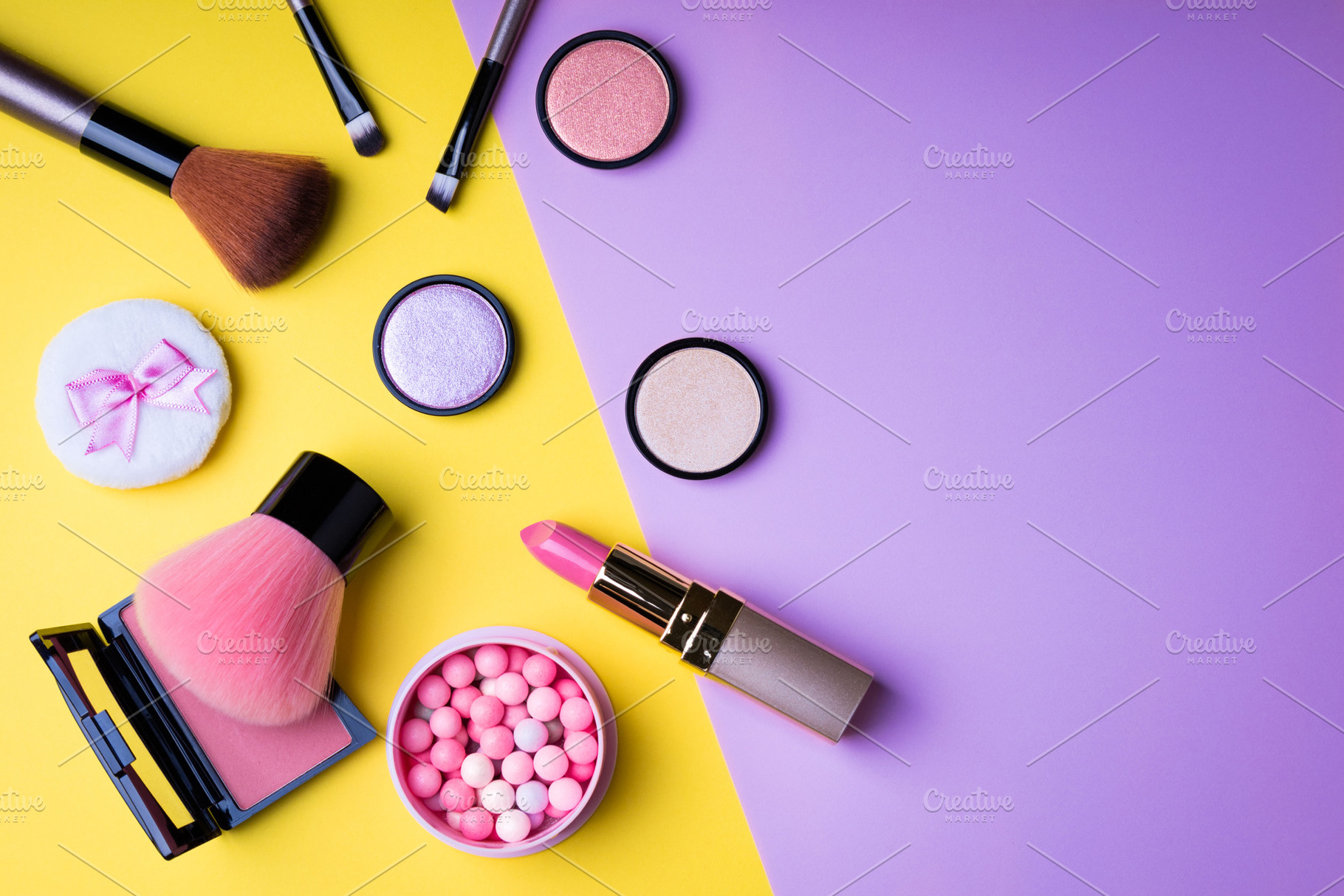 Makeup products and cosmetics stock photo containing makeup and cosmetics, a Beauty & Fashion Photo by LanaSweet