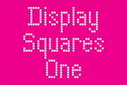Display Squares One Font, a Font by GG Design (Thumbnail 1 of 10)