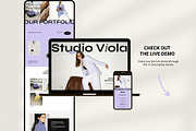 Purple Squarespace 7.1 Template, a Websites & App Template by Row Creative (Thumbnail 10 of 10)