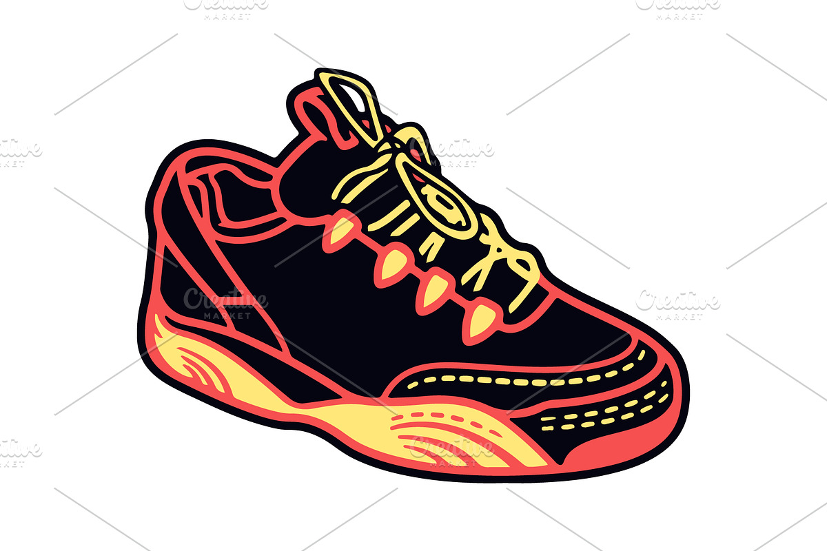 Sport Shoes Set, Sneakers Vector, a Healthcare Illustration by Den Marty Studio (Photo 7 of 12)