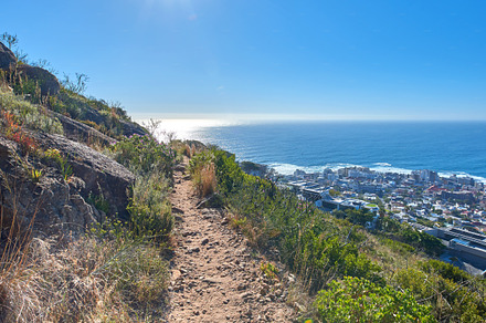 Trails of Table Mountain National Park, a Photo by Peopleimages.com